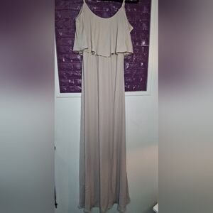 Show Me Your Mumu Caitlin Ruffle Maxi Dress Size XXS Made In Usa